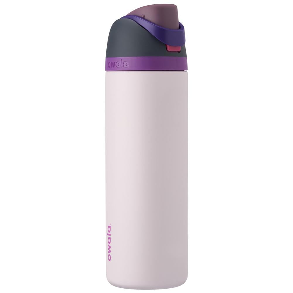 Owala FreeSip Insulated Stainless Steel Water Bottle with Straw, BPA-Free Sports Water Bottle, Great for Travel, 24 Oz, Denim