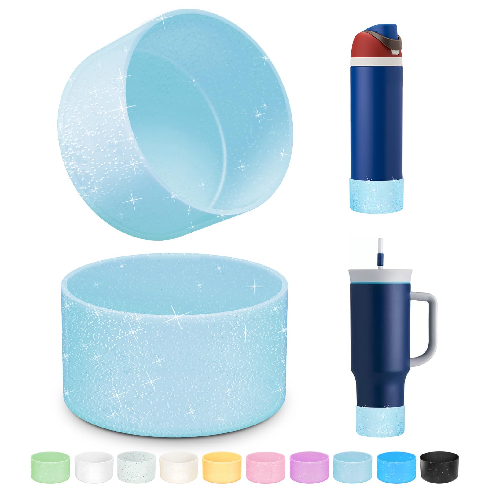 Silicone Boot for Owala Water Bottle 24 oz 32 oz 40 oz, Anti-Slip Protective Sleeve for FreeSip/Twist/Flip Stainless Steel Water Bottles Accessories