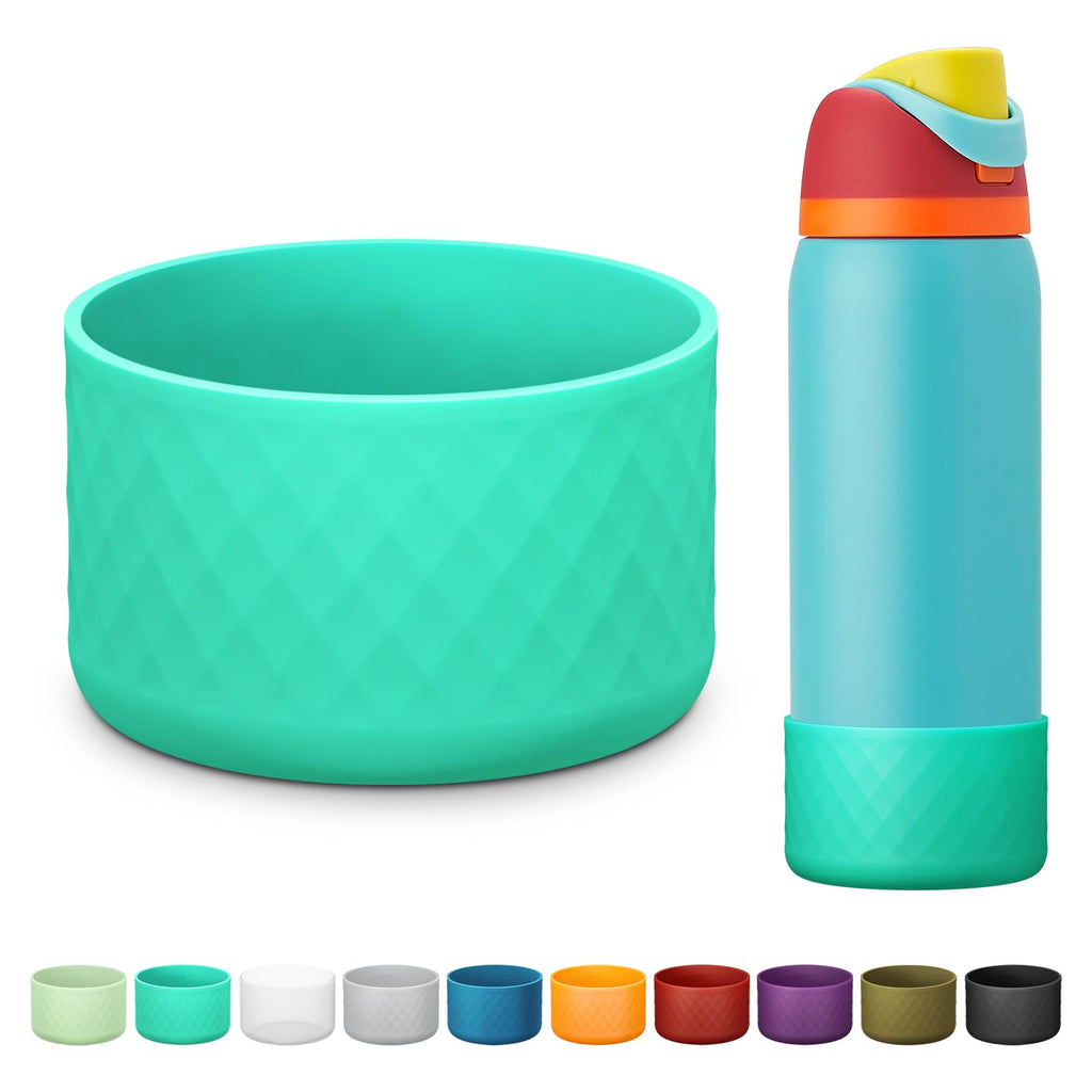 Silicone Boot for Owala Water Bottle 24 oz 32 oz 40 oz, Anti-Slip Protective Sleeve for FreeSip/Twist/Flip Stainless Steel Water Bottles Accessories