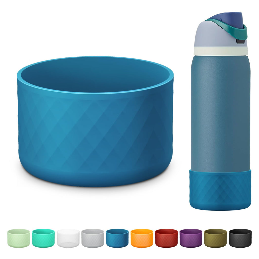 Silicone Boot for Owala Water Bottle 24 oz 32 oz 40 oz, Anti-Slip Protective Sleeve for FreeSip/Twist/Flip Stainless Steel Water Bottles Accessories