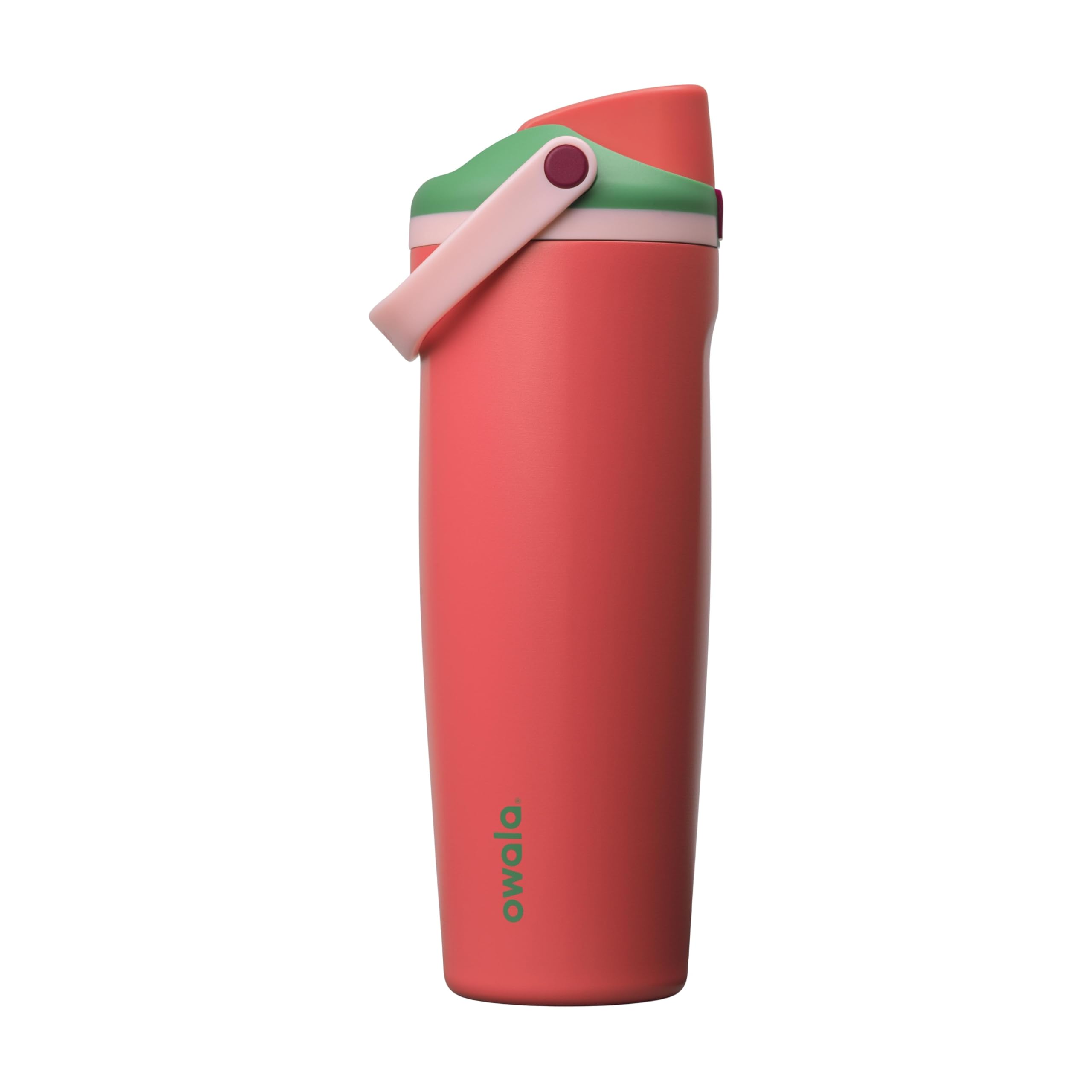 Owala FreeSip Sway Insulated Stainless Steel Water Bottle with Two-Way Spout, Built-In Straw and Bucket Handle, Made for Travel, School, and Sports, 30oz, BPA Free, Leak Proof, Putting Green