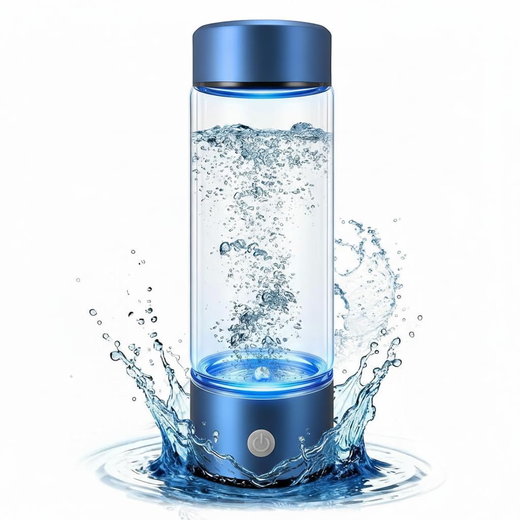 Hydrogen Water Bottle – Portable & Rechargeable – Enhance Hydration with Hydrogen-Rich Water Red