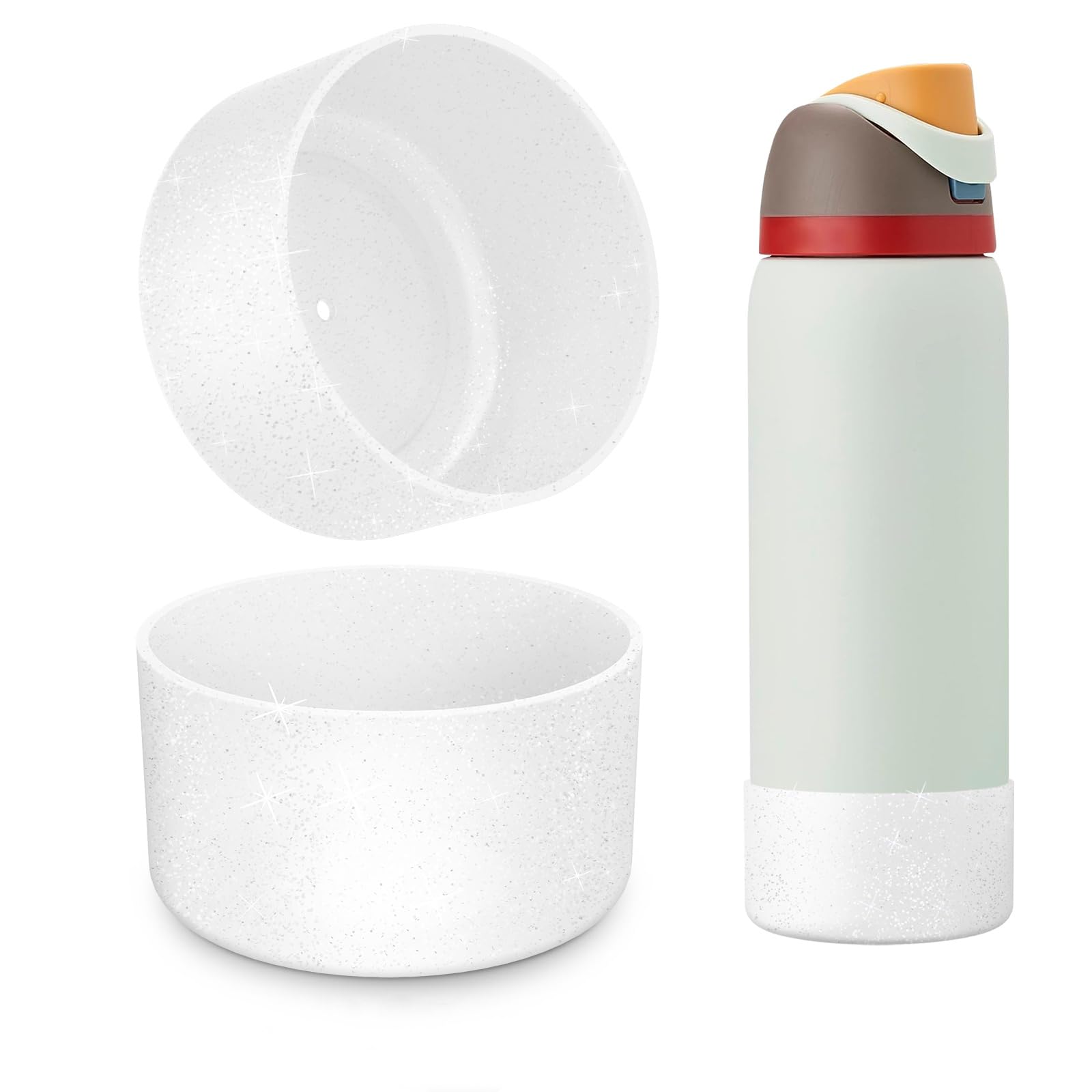 Silicone Boot for Owala Water Bottle 24 oz 32 oz 40 oz, Anti-Slip Protective Sleeve for FreeSip/Twist/Flip Stainless Steel Water Bottles Accessories
