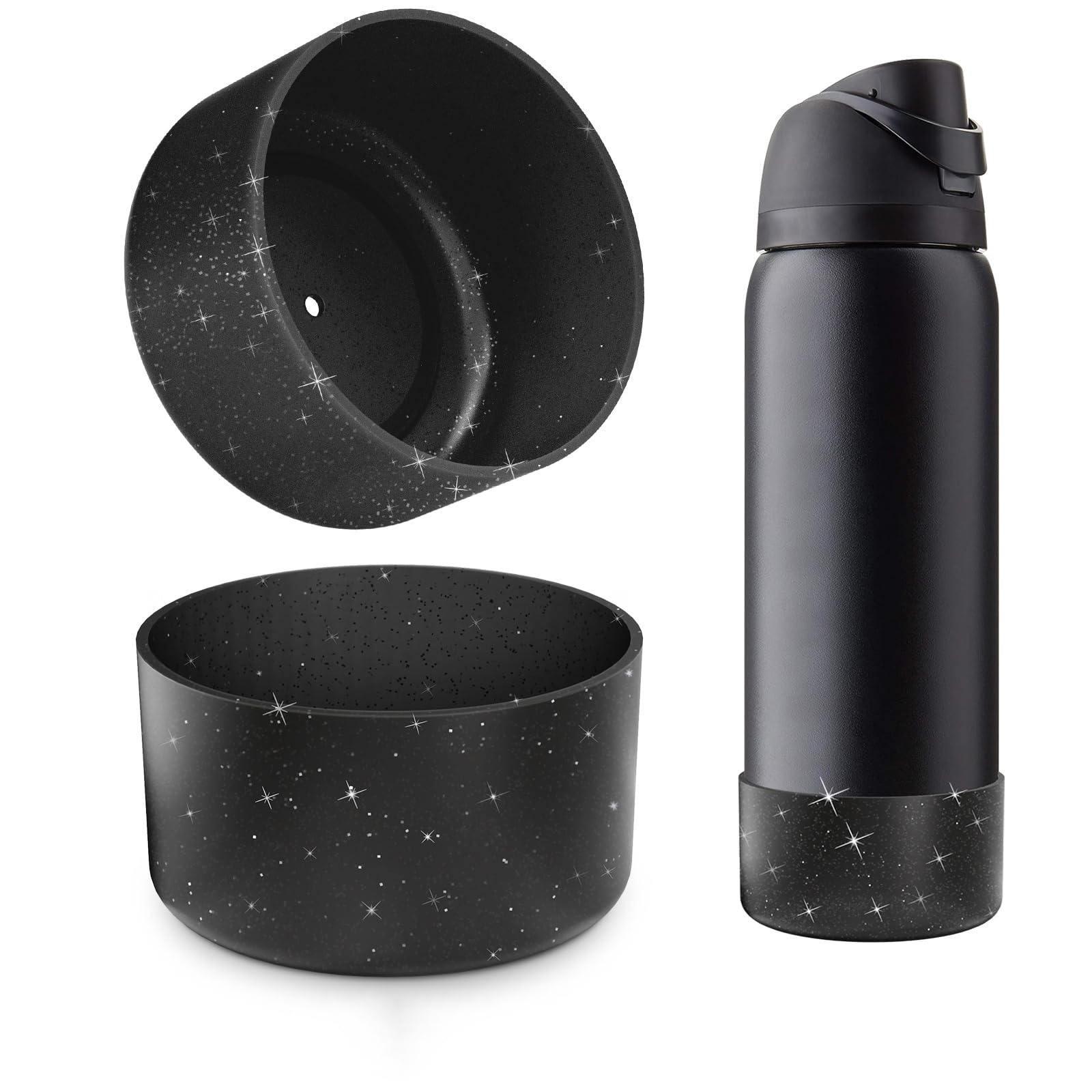 Silicone Boot for Owala Water Bottle 24 oz 32 oz 40 oz, Anti-Slip Protective Sleeve for FreeSip/Twist/Flip Stainless Steel Water Bottles Accessories